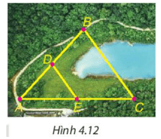 Toán 8 Bài 16 (Kết nối tri thức): Đường trung bình của tam giác (ảnh 1)
