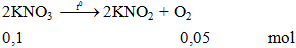 2KNO3 -to→ 2KNO2 + O2 | KNO3 ra KNO2 (ảnh 3)