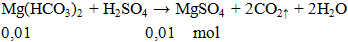 Mg(HCO3)2 + H2SO4 → MgSO4 + 2CO2↑ + 2H2O | Mg(HCO3)2 ra MgSO4 (ảnh 2)