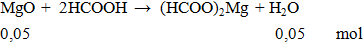 MgO + HCOOH → (HCOO)2Mg + H2O | MgO ra (HCOO)2Mg (ảnh 2)
