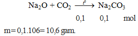 Na2O + CO2 -to→ Na2CO3 | Na2O ra Na2CO3 (ảnh 2)