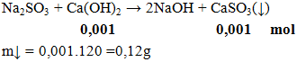 Na2SO3 + Ca(OH)2 → 2NaOH + CaSO3(↓) | Na2SO3 ra NaOH (ảnh 1)