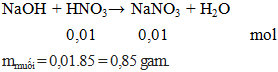 NaOH + HNO3 → NaNO3 + H2O | NaOH ra NaNO3  (ảnh 2)