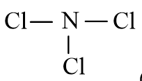 Công thức cấu tạo của NCl3 chương trình mới (ảnh 1)