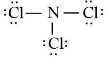 Công thức Lewis của NCl3 (Nitrogen chloride) chương trình mới (ảnh 3)