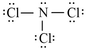 Công thức Lewis của NCl3 (Nitrogen chloride) chương trình mới (ảnh 4)