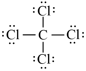 Công thức Lewis của CCl4 (Carbon tetrachloride) chương trình mới (ảnh 1)