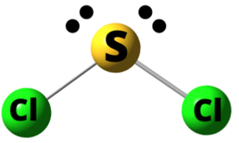 Công thức Lewis của SCl2 (Sulfur dichloride) chương trình mới (ảnh 6)