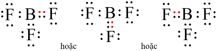 Công thức Lewis của BF3 (Bo trifluoride) chương trình mới (ảnh 7)
