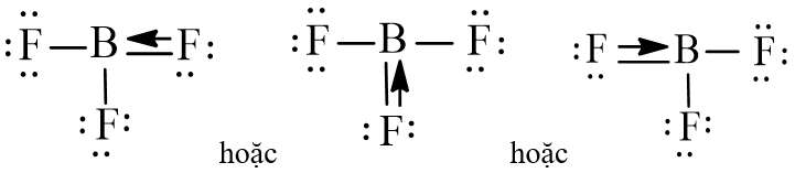 Công thức Lewis của BF3 (Bo trifluoride) chương trình mới (ảnh 2)