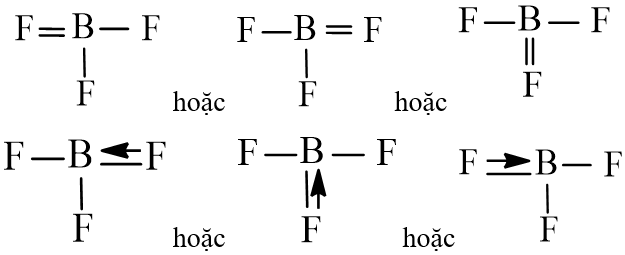 Công thức cấu tạo của BF3 chương trình mới (ảnh 1)