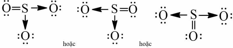 Công thức electron của SO3 chương trình mới (ảnh 3)