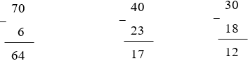 Bài 36: Phép trừ có số bị trừ là số tròn chục Toán lớp 2 Tập 1 (Chân trời sáng tạo) (ảnh 1)