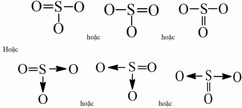 Công thức cấu tạo của SO3 chương trình mới  (ảnh 1)