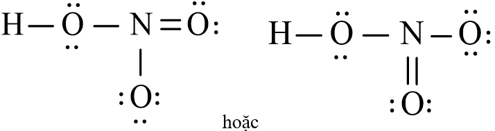 Công thức electron của HNO3 chương trình mới (ảnh 3)
