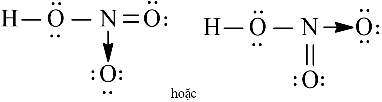 Công thức electron của HNO3 chương trình mới (ảnh 4)