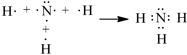 Công thức electron của NH3 chương trình mới (ảnh 1)