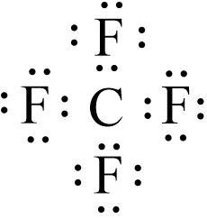 Công thức electron của CF4 chương trình mới  (ảnh 1)