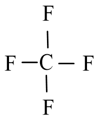 Công thức cấu tạo của CF4 chương trình mới  (ảnh 1)