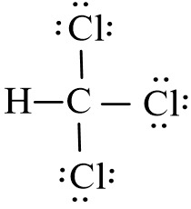 Công thức Lewis của CHCl3 (Chloroform) chương trình mới (ảnh 1)