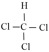 Công thức cấu tạo của CHCl3 chương trình mới (ảnh 1)