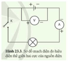 KHTN 8 (Cánh Diều) Bài 23: Cường độ dòng điện và hiệu điện thế | Khoa học tự nhiên 8 (ảnh 5)