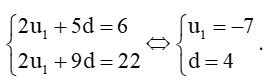 Toán 11 (Chân trời sáng tạo) Bài 2: Cấp số cộng (ảnh 6)