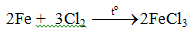 Fe + Cl2 → FeCl3 | Fe ra FeCl3  (ảnh 3)