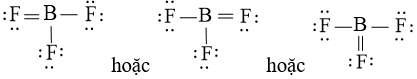Công thức Lewis của BF3 (Bo trifluoride) chương trình mới (ảnh 11)