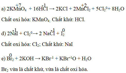 Phương pháp giải Các dạng bài toán xác định chất khử, chất oxi hóa trong phản ứng hóa học (50 bài tập minh họa) (ảnh 1)