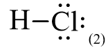 Công thức Lewis của HCl (hydrogen chloride) chương trình mới (ảnh 2)