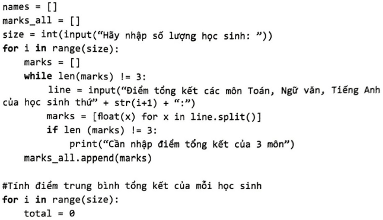 SBT Tin học 11 (Kết nối tri thức) Bài 18: Thực hành dữ liệu mảng một chiều và hai chiều (ảnh 2)