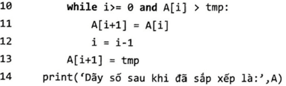 SBT Tin học 11 (Kết nối tri thức) Bài 22: Thực hành bài toán sắp xếp (ảnh 2)