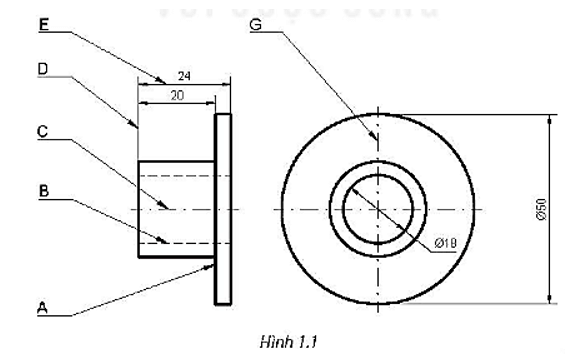 SBT Công nghệ 8 (Kết nối tri thức) Bài 1: Một số tiêu chuẩn trình bày bản vẽ kĩ thuật (ảnh 1)