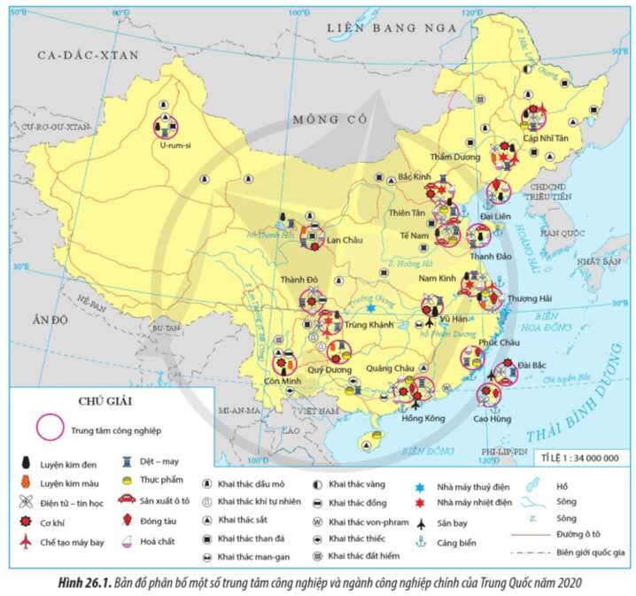 15 câu trắc nghiệm Địa lí 11 (Cánh diều) Bài  (ảnh 5)