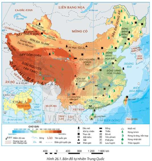 15 câu trắc nghiệm Địa lí 11 (Kết nối tri thức) Bài  (ảnh 1)