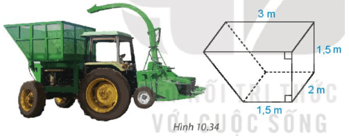 Thùng một chiếc máy nông nghiệp có dạng hình lăng trụ đứng tứ giác (ảnh 1)