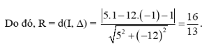 Lập phương trình đường tròn trong mỗi trường hợp sau: (ảnh 1)