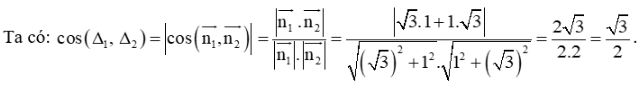 Cho hai đường thẳng: delta 1: căn 3 x+y-4=0 (ảnh 2)