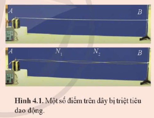 Một sợi dây đàn hồi có một đầu cố định. Làm cho đầu tự do của dây dao động (ảnh 1)