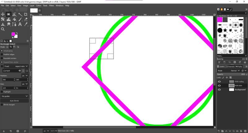 Thiết kế hình tròn và hình vuông lồng nhau (ảnh 10)