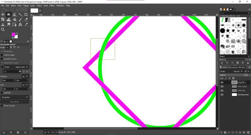 Thiết kế hình tròn và hình vuông lồng nhau (ảnh 11)
