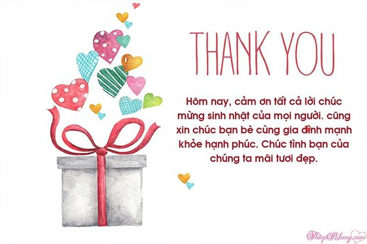 Top 50 mẫu  Viết lời cảm ơn khi nhận được một món quà từ bạn bè hoặc người thân.  (ảnh 3)