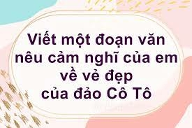 Top 50 mẫu Viết một đoạn văn nêu cảm nghĩ của em về vẻ đẹp của đảo Cô Tô (hay nhất) (ảnh 1)