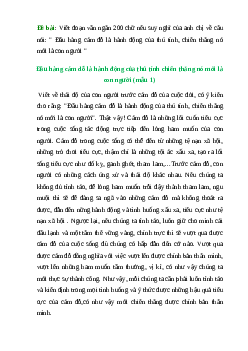 Top 50 mẫu Đầu hàng cám dỗ là hành động của thú tính chiến thắng nó mới là con người (hay nhất)