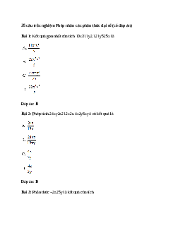 35 câu trắc nghiệm Phép nhân các phân thức đại số (có đáp án).docx