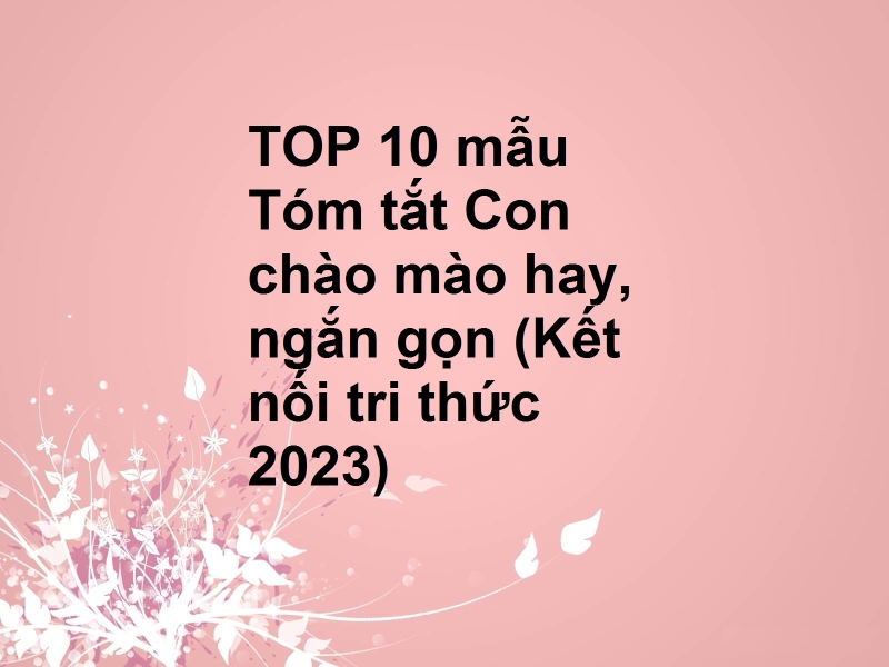 TOP 10 mẫu Tóm tắt Con chào mào hay, ngắn gọn (Kết nối tri thức 2023)