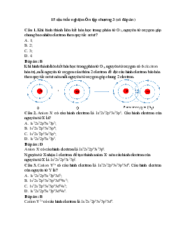 15 câu trắc nghiệm Ôn tập chương 3 Kết nối tri thức (có đáp án 2023) CHỌN LỌC