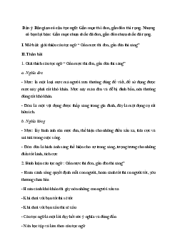 Top 50 bài Dân gian có câu tục ngữ: Gần mực thì đen, gần đèn thì rạng. Nhưng có bạn lại bảo: Gần mực chưa chắc đã đen, gần đèn chưa chắc đã rạng hay nhất