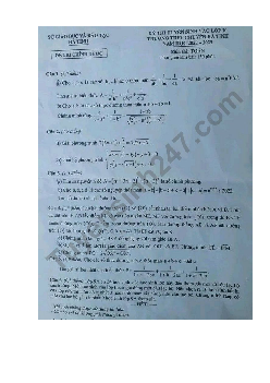 Đề thi chính thức vào 10 chuyên Toán năm 2022 Trường THPT Chuyên Hà Tĩnh (có đáp án)